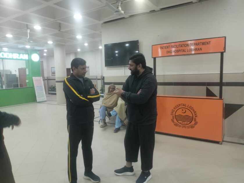 لودھراں۔ڈپٹی کمشنر محمد اشرف کا رات گئے ڈی ایچ کیو ہسپتال کا تفصیلی دورہ