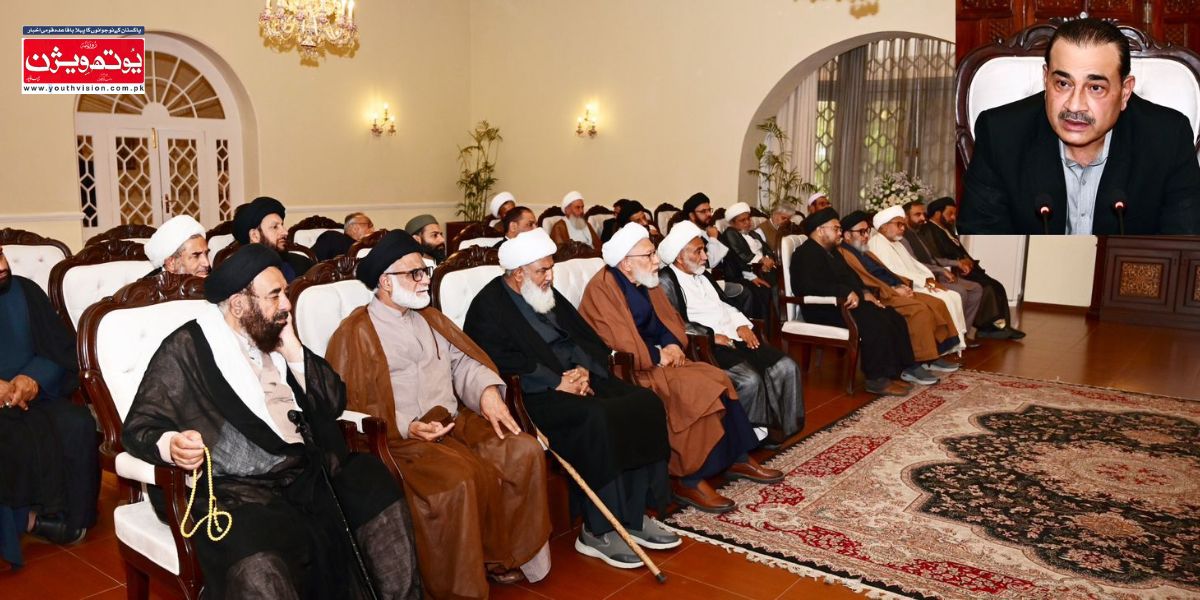 شیعہ علما کونسل پنجاب کے رہنما قاسم علی قاسمی میڈیا سے گفتگو کرتے ہوئے، فیلڈ مارشل ملاقات پر ردعمل۔