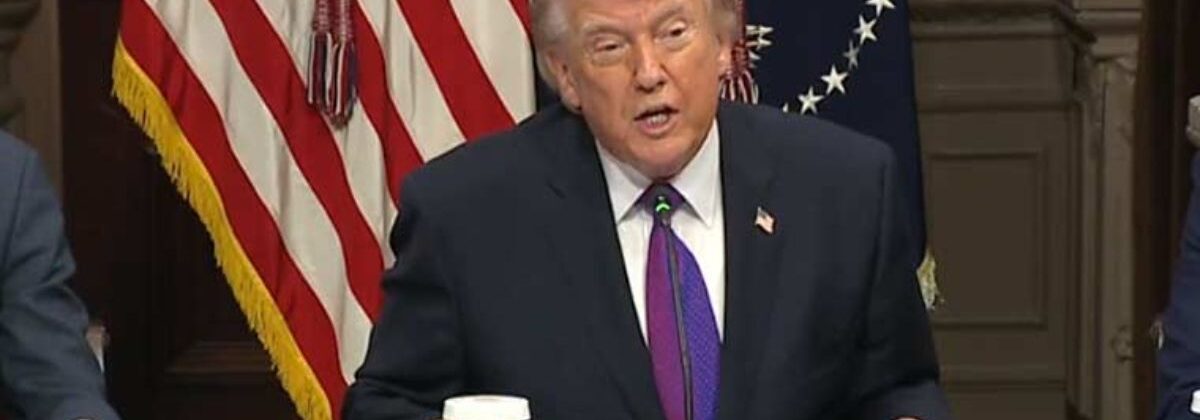 ٹرمپ نے ٹیبل کانفرنس سے خطاب کرتے ہوئے