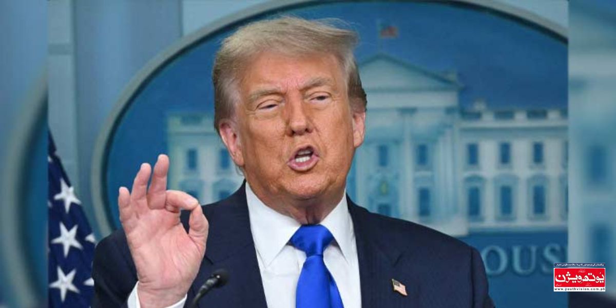 ڈونلڈ ٹرمپ میڈیا سے گفتگو کرتے ہوئے، ایران سے مذاکرات اور عالمی صورتحال پر بیان دیتے ہوئے منظر