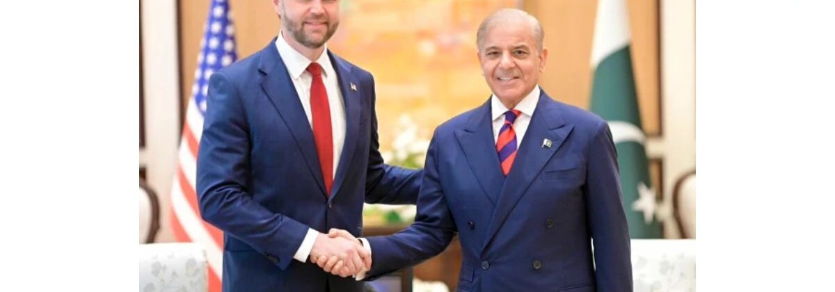 وزیراعظم شہباز شریف سے امریکی نائب صدر کی ملاقات، امن مذاکرات پر مثبت پیش رفت