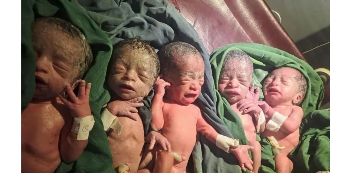 صبر کا میٹھا پھل: ایتھوپیا میں 12 سال بعد خاتون کے ہاں بیک وقت 5 بچوں کی پیدائش