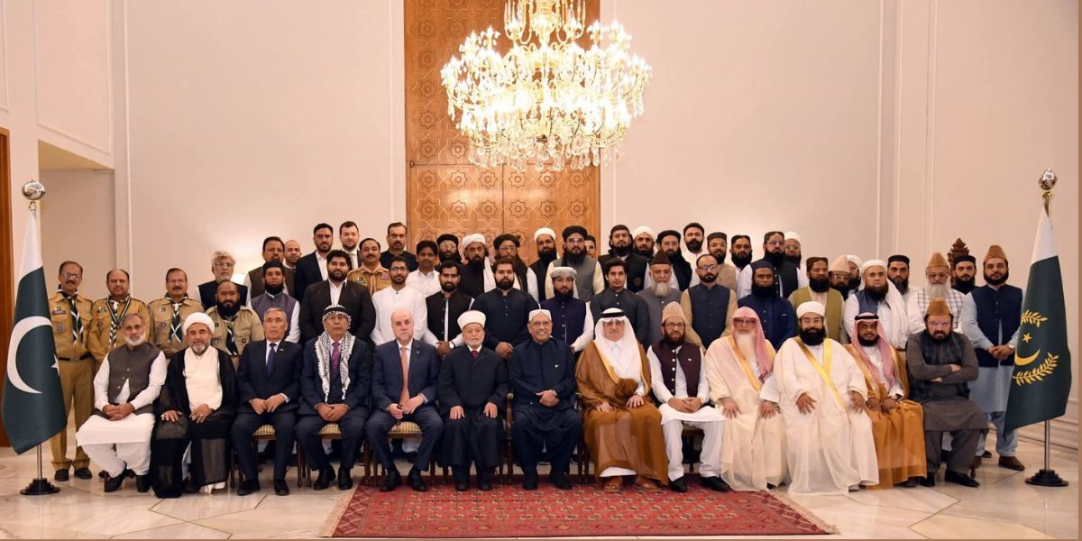 اسلام آباد: پیغام اسلام کانفرنس کے اختتام پر صدر زرداری کی میزبانی میں فلسطینی اور سعودی شخصیات کا اعلیٰ سطحی استقبال