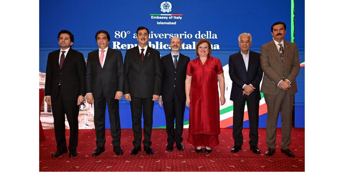 چیئرمین سینیٹ سید یوسف رضا گیلانی کا اطالیہ سے تعلقات مستحکم کرنے کا عزم