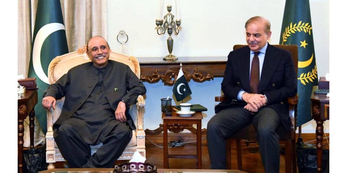 وزیراعظم شہباز شریف اور صدر آصف علی زرداری کی ملاقات