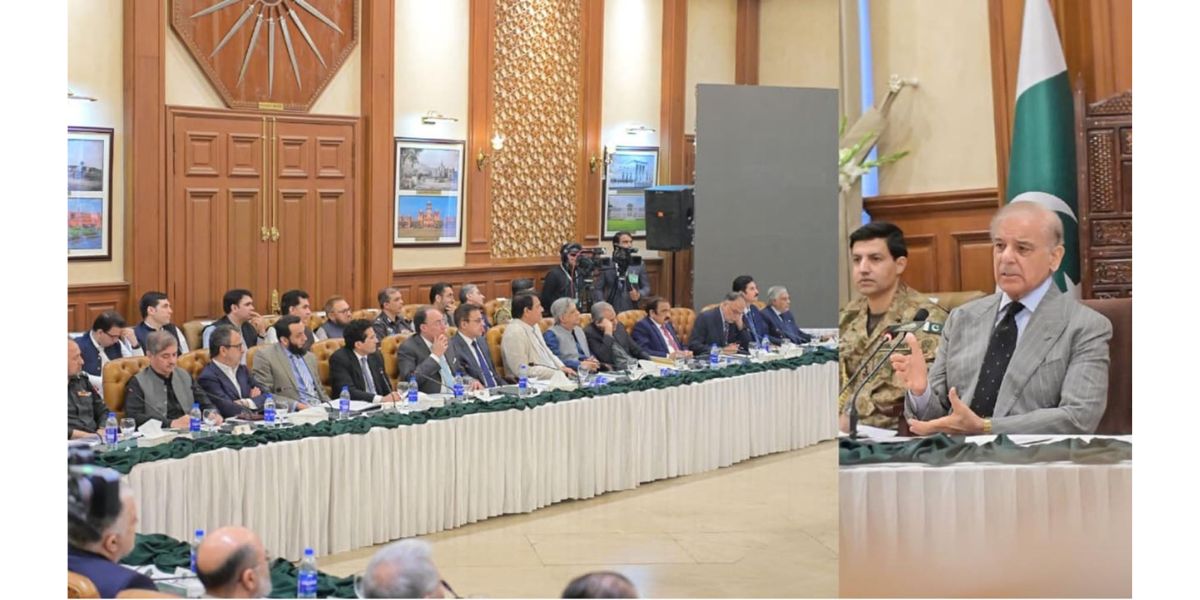 پشاور میں وفاقی ایپکس کمیٹی کے اجلاس سے وزیراعظم شہباز شریف کا خطاب
